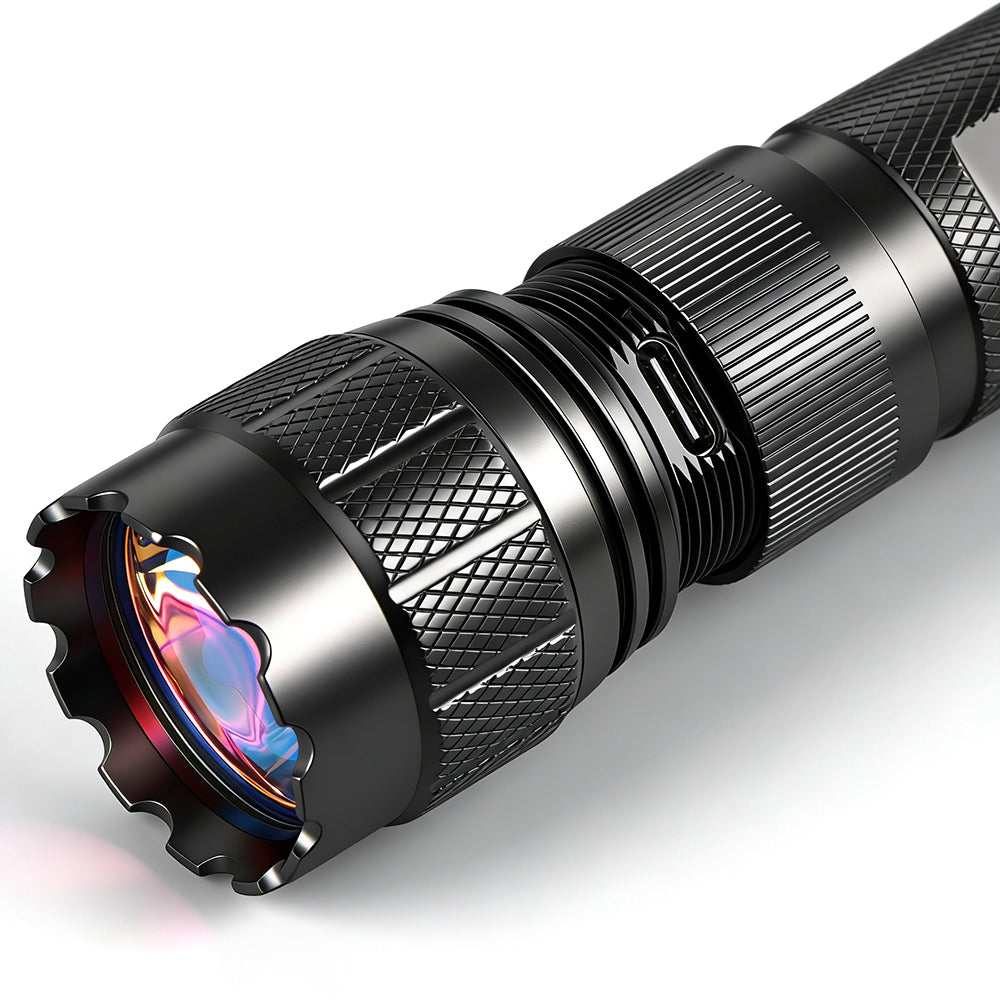 Fieldlume TAC10 Pro Deer Blood Tracking Flashlight, Type-C Rechargeable Torch