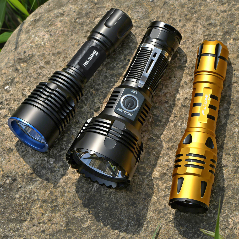 Explore the full FIELDLUME range — from high-powered tactical flashlights and hunting lights to infrared torches and weapon mounts