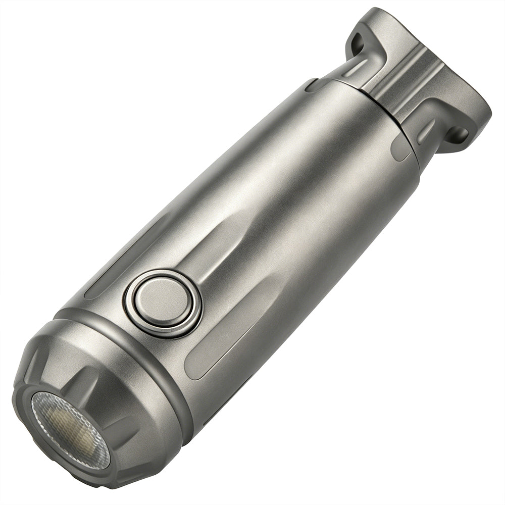 FIELDLUME T5 Titanium EDC Torch | Tri-Colour LED | Replaceable Battery