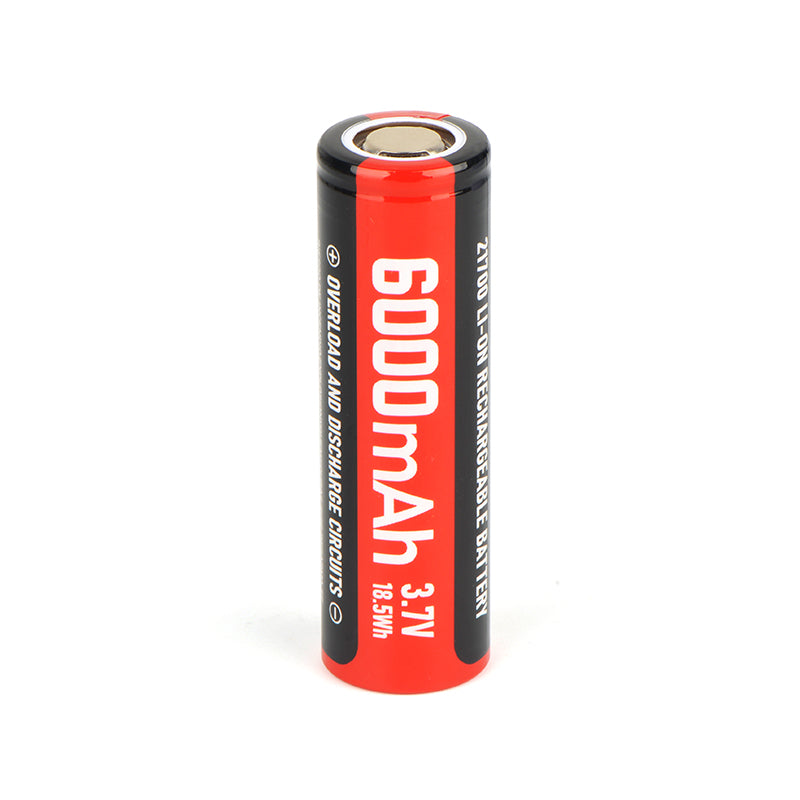 FIELDLUME 21700 6000mAh Rechargeable Li-ion Torch Battery — 2 Pack