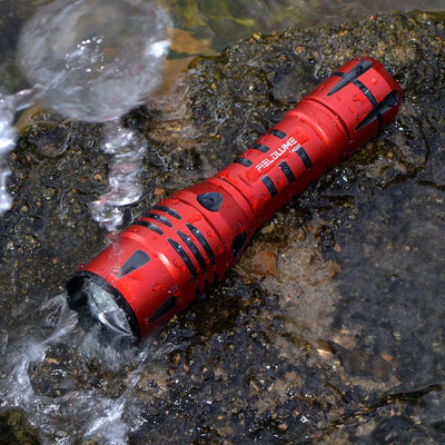 TAC30 Red Tactical Flashlight 2400LM