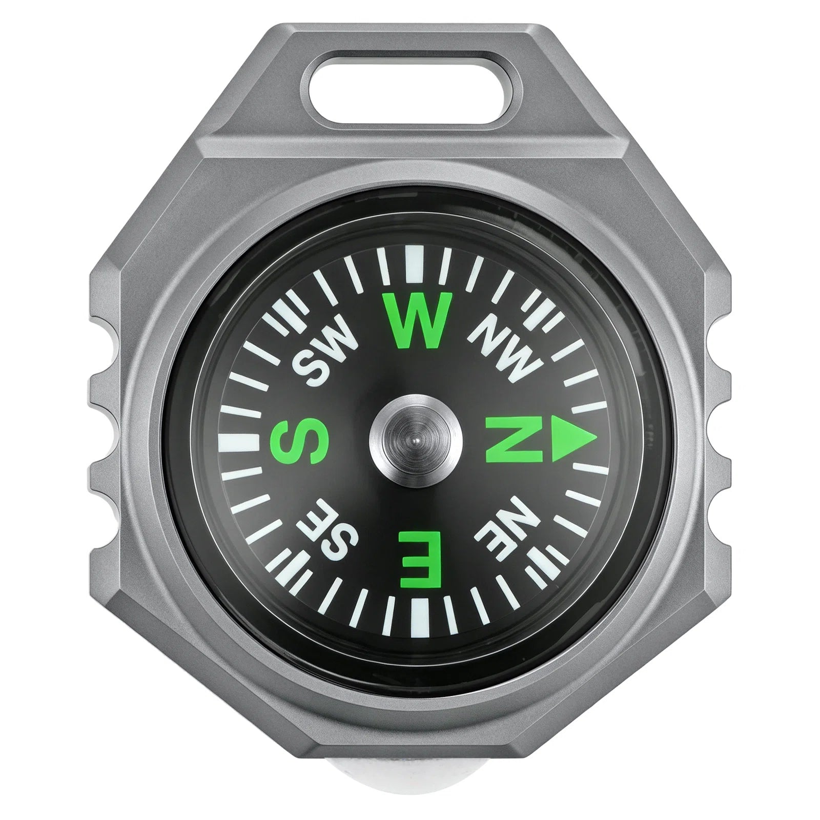 T9 Titanium EDC Torch Tri-Colour Compass