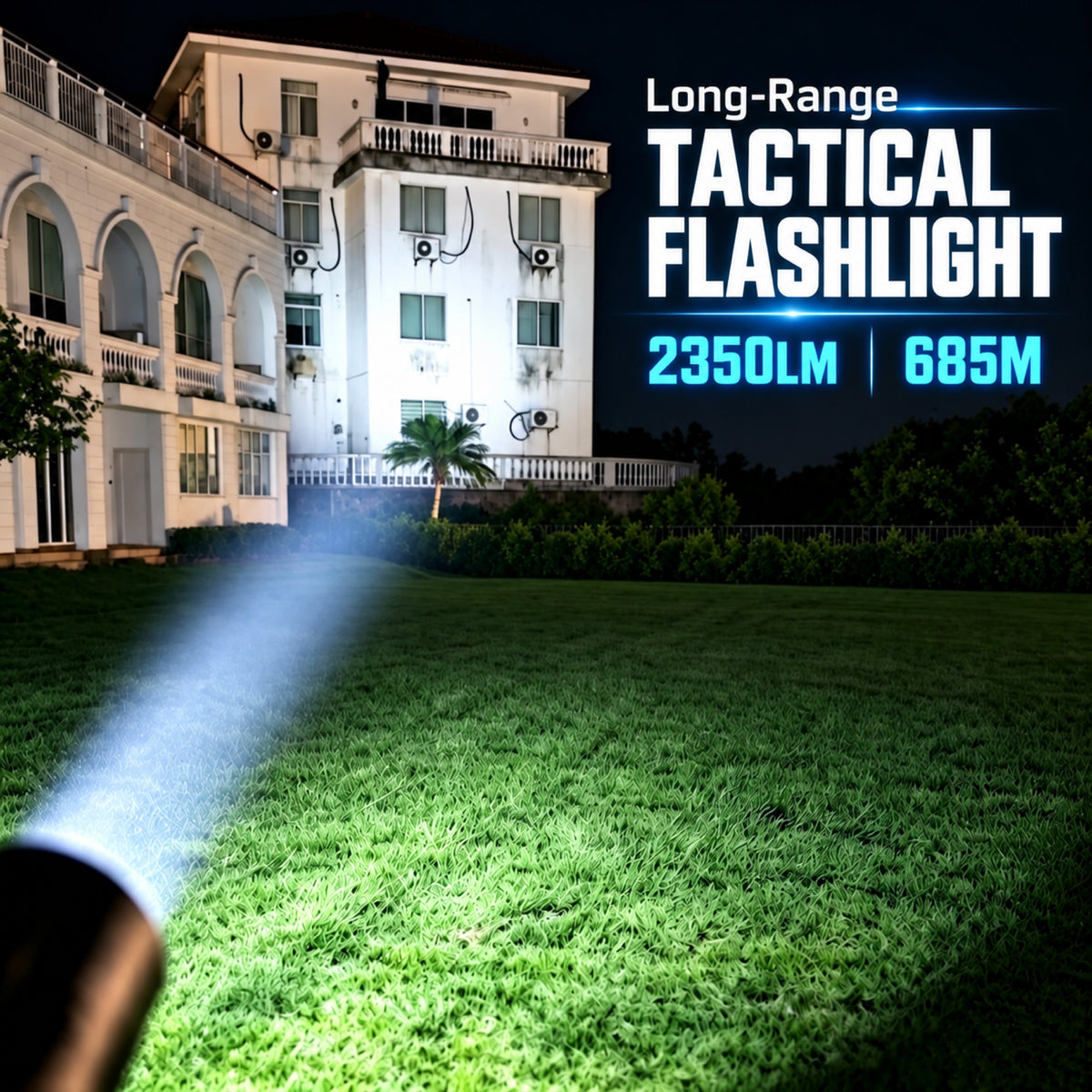 FIELDLUME TAC20 tactical flashlight high lunen long range performance