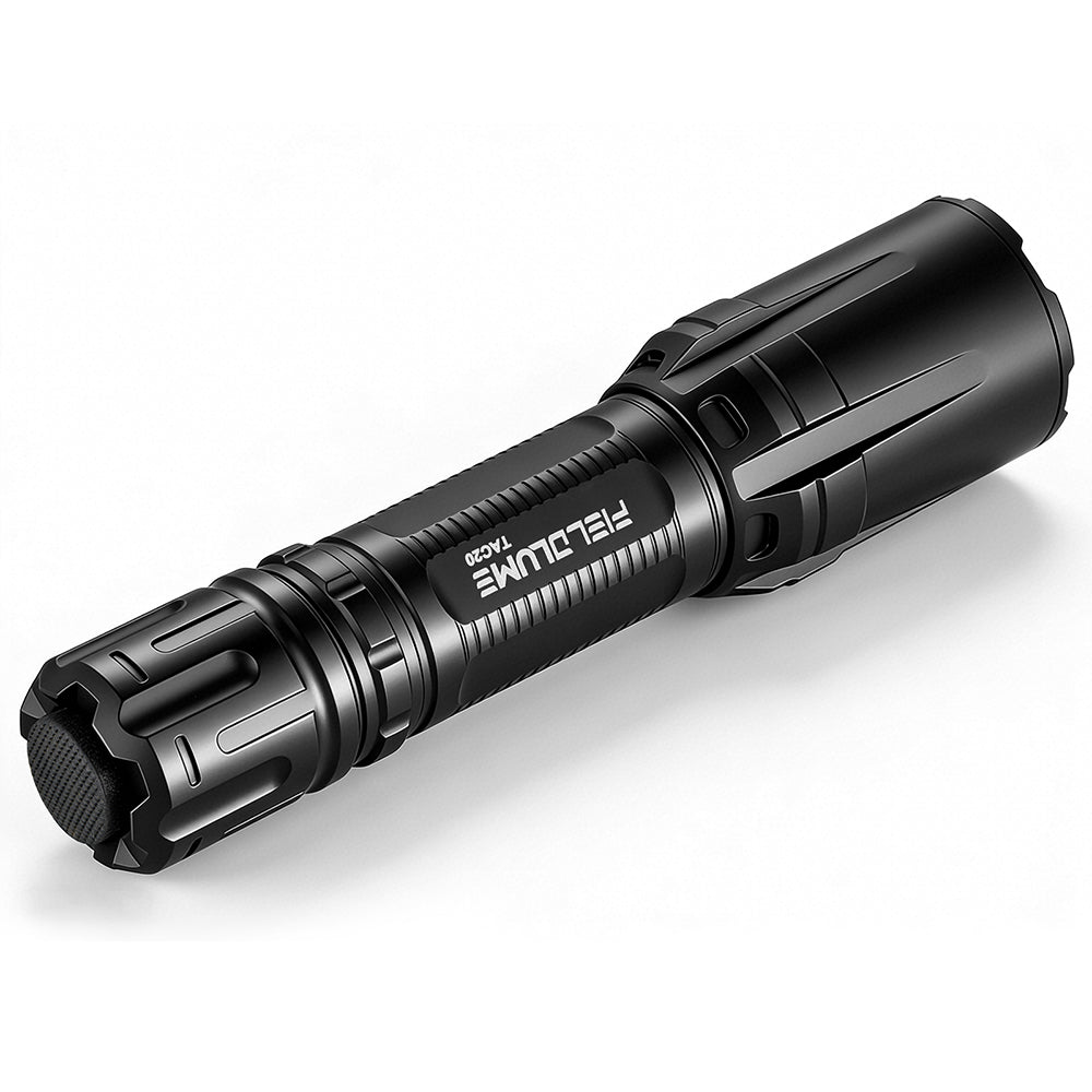 Fieldlume TAC20 Single-Mode Tactical Flashlight with Tail Cap Switch