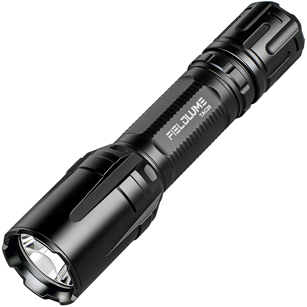 Fieldlume TAC20 Tactical High Lumens LED Flashlight (Main Body View)