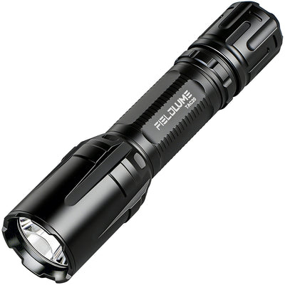 Fieldlume TAC20 Tactical High Lumens LED Flashlight (Main Body View)