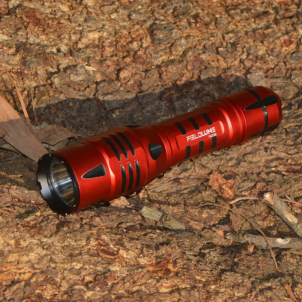 TAC30 Red Tactical Flashlight 2400LM